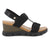 Hush Puppies Nyx Leather Wedge - Black
