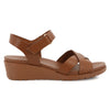 Soft Style By Hush Puppies Atiana Wedge Sandals - Burnish Brown