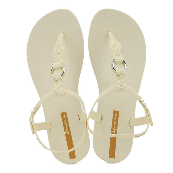 Ipanema Class Luma FEM Sandals - Beige/Light Beige/Yellow