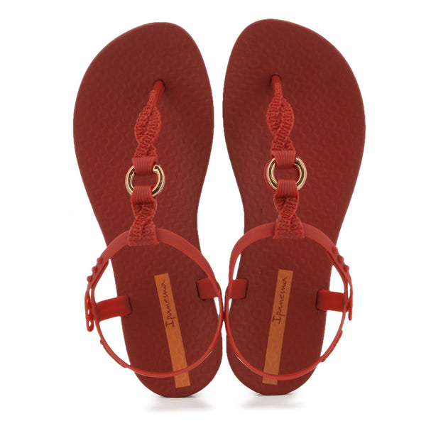Ipanema Class Luma FEM Sandals - Red/Gold