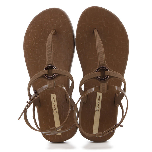 Ipanema Atena Sand Sandals - Brown/Yellow