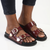 Madison Barabara Sandal - Burgundy