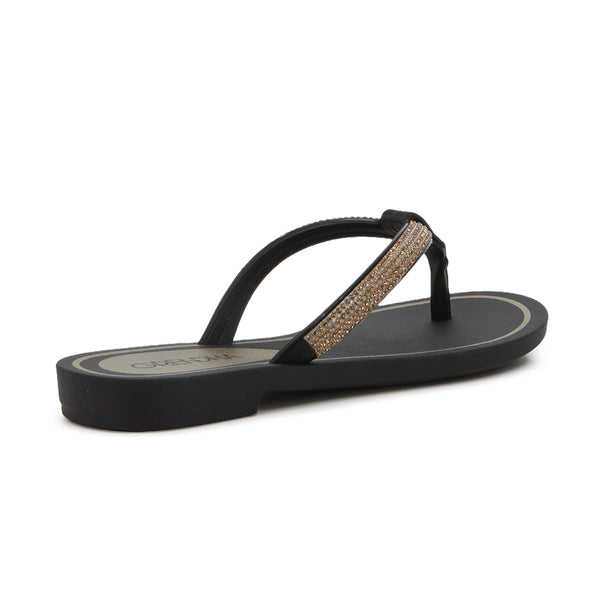 Grendha Brilho Rast Sandal - Black Brown