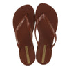 Ipanema Wave Sandals - Brown Patent