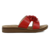 Pierre Cardin Flower Slip On - Red