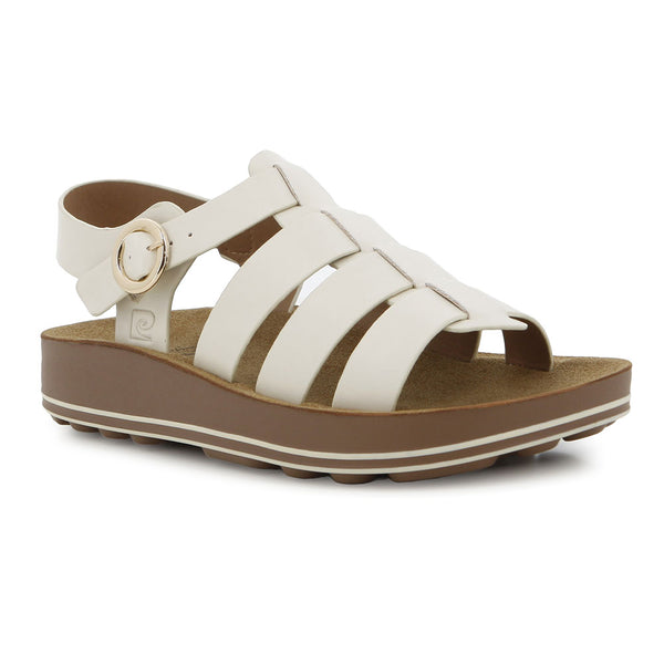 Pierre Cardin Gladiator Sandal - White