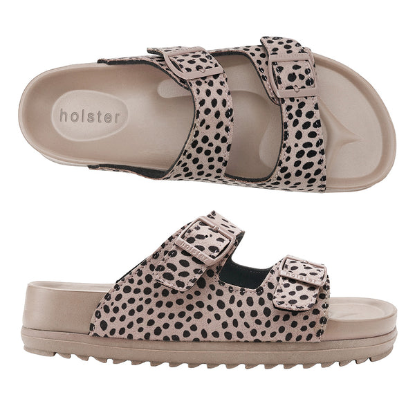 Holster Stride Sandals - Cheetah Print