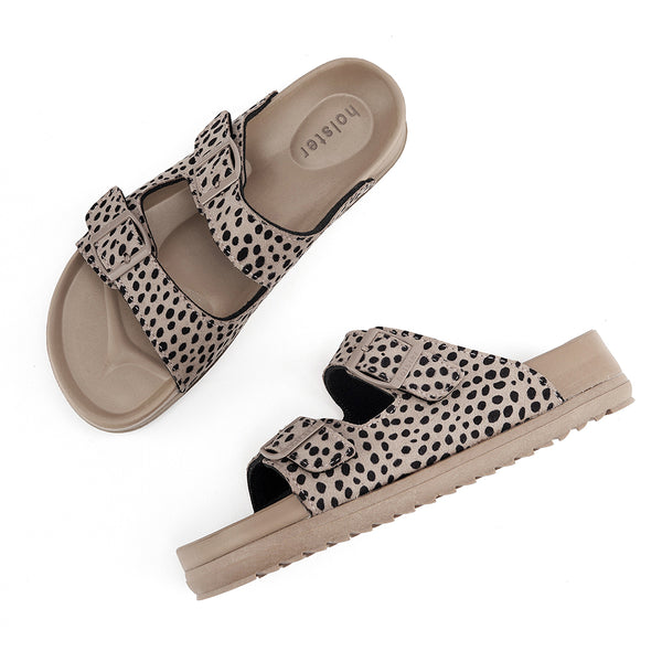 Holster Stride Sandals - Cheetah Print