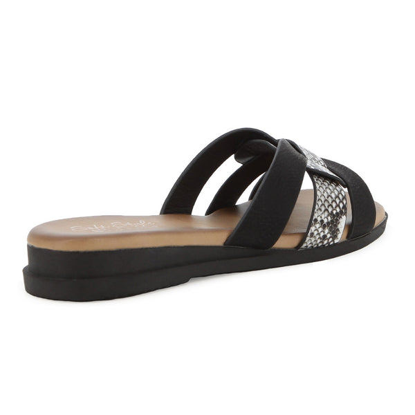 Soft Style by Hush Puppies Soft Parsan Sandal - Black