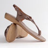 Froggie Ella Leather Sandal - Stone