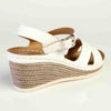 Franco Rossi Cross Wedge - White