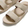 Fit Flop Lulu Adjustable Leather Sandal - Hazy Taupe