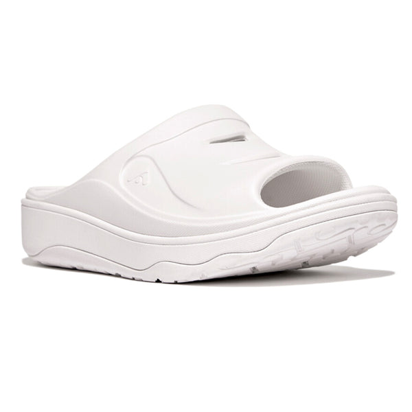 Fit Flop iQushion Relief Recovery Slides - Urban White