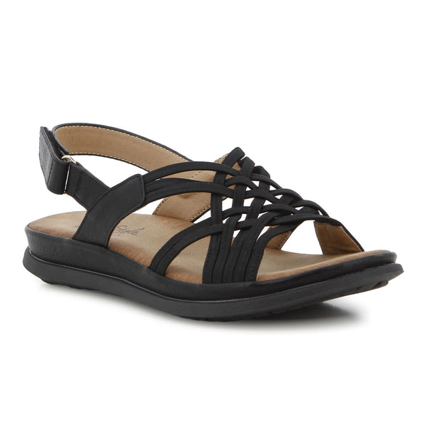 Soft Style By Hush Puppies Irewa Interlace Sandal - Black