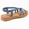 Alessio Elastic Sandal - Blue