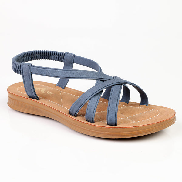 Alessio Elastic Sandal - Blue
