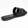 Alessio Push In Sandal - Black