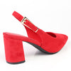 Franco Rossi Fashion Heel - Red