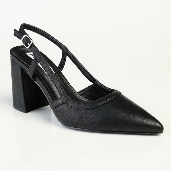 Madison Paula Block Heel - Black