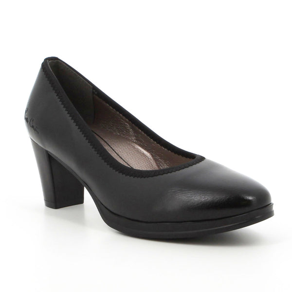 Pierre Cardin Round Toe Court - Black