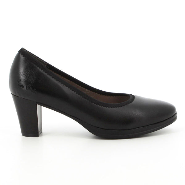 Pierre Cardin Round Toe Court - Black