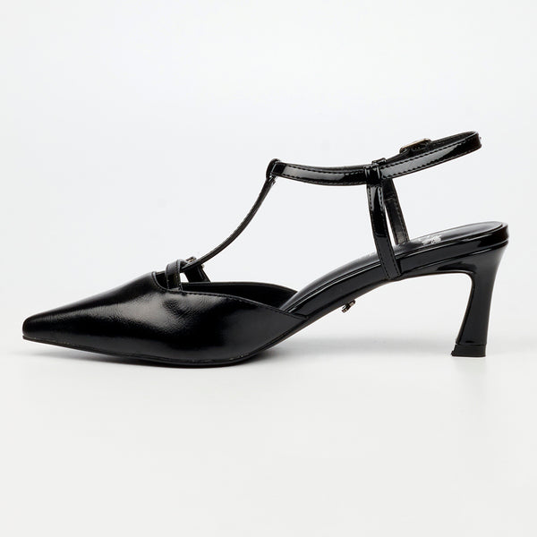 Butterfly Feet Elisha Closed Toe Slingback - Black