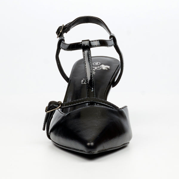 Butterfly Feet Elisha Closed Toe Slingback - Black