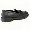 Madison Magnolia Loafer with Saddle - Black
