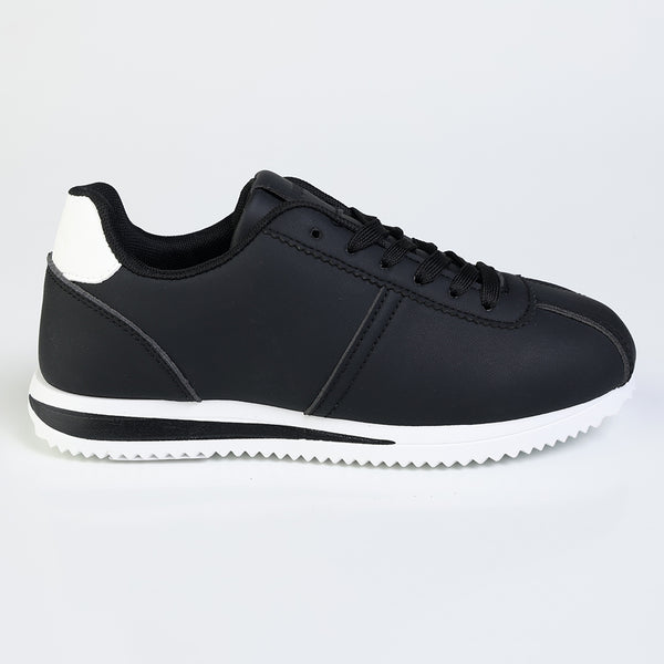 Madison Juri Lace Up Sneaker - Black/White