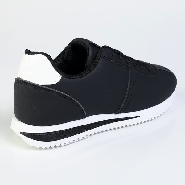 Madison Juri Lace Up Sneaker - Black/White
