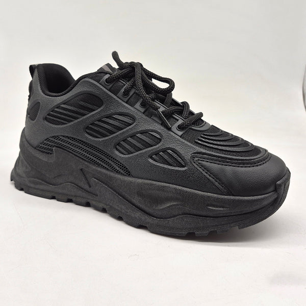 Madison Fashion Sneaker - Black Mono