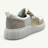 Julz Iris Leather Sneaker - White/Gold