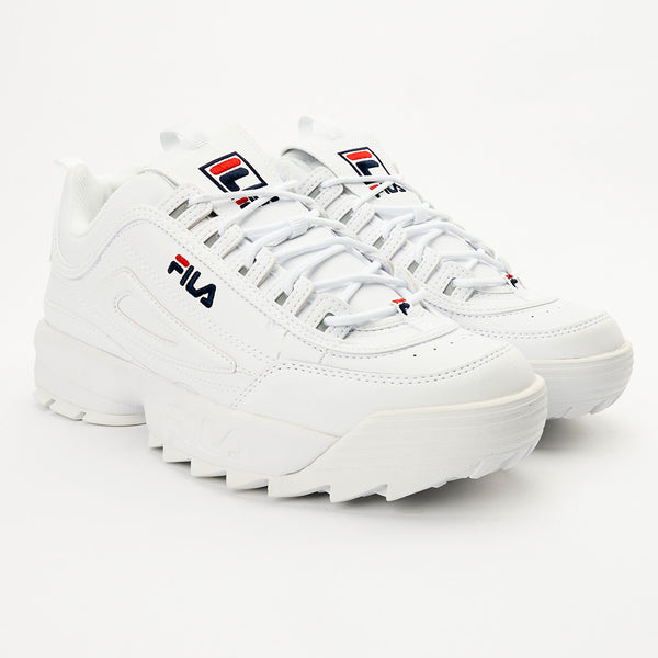FILA Disruptor II Ladies Sneaker - Fila White / Fila Navy / Fila Red