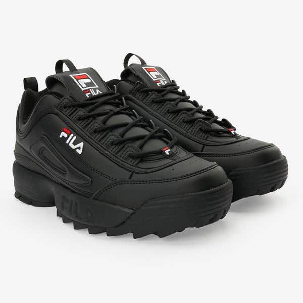 FILA Disruptor II Ladies Sneaker - Fila Black/ Fila Red