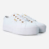 FILA Alessia MM Platform Sneaker - Gold/White
