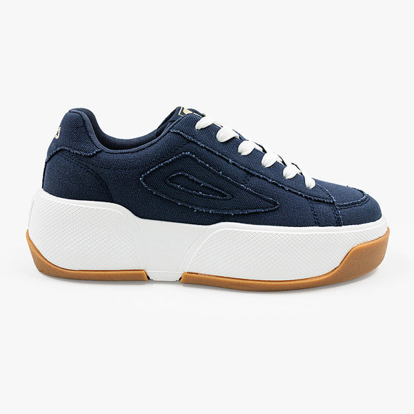 FILA Sangria Canvas Sneaker - Dark Denim