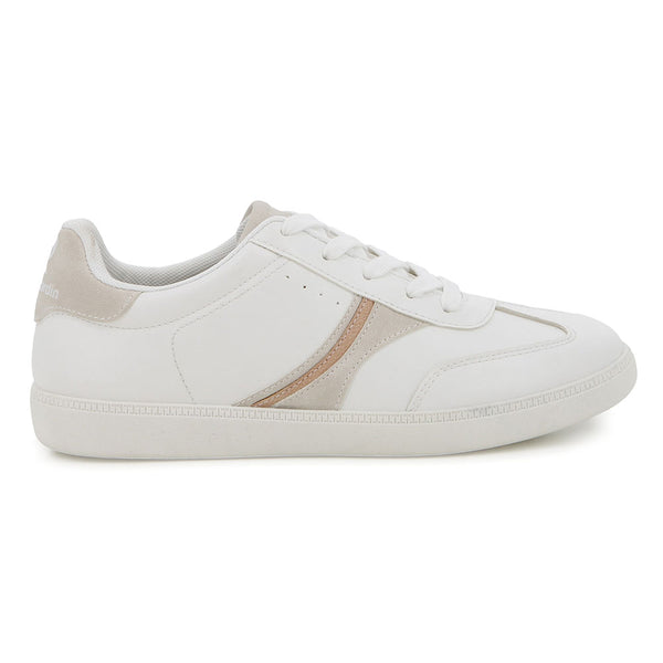 Pierre Cardin 2 Tone Sneakers - White