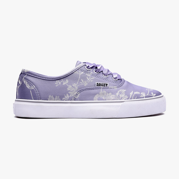 Soviet L Orchid Printed Platform Sneaker - Lilac Grey