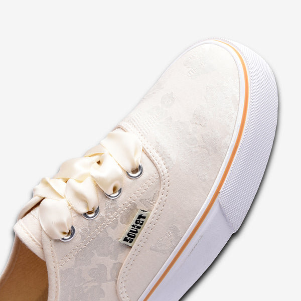 Soviet L Orchid Printed Platform Sneaker - Cloud Dancer