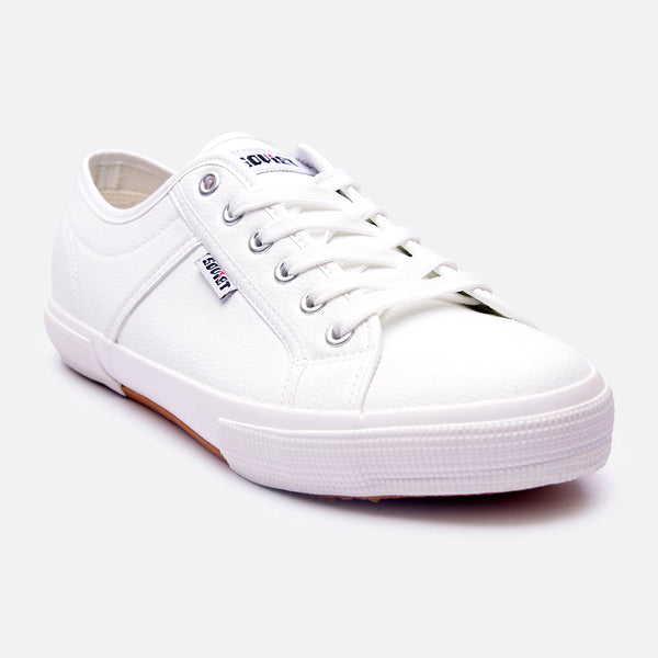 Soviet L Ayanda PU Sneaker - White