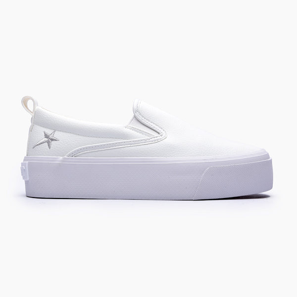 Soviet L Monroe Slip-On Platform Sneaker - White