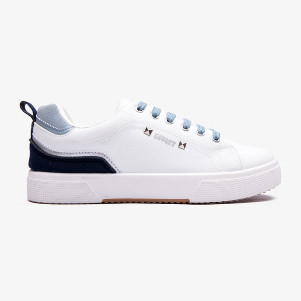 Soviet L Mahogany Casual Sneaker - White Blue