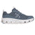Skechers Glide Step Sneaker - Silver/ Tan