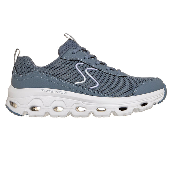 Skechers Glide Step Sneaker - Silver/ Tan