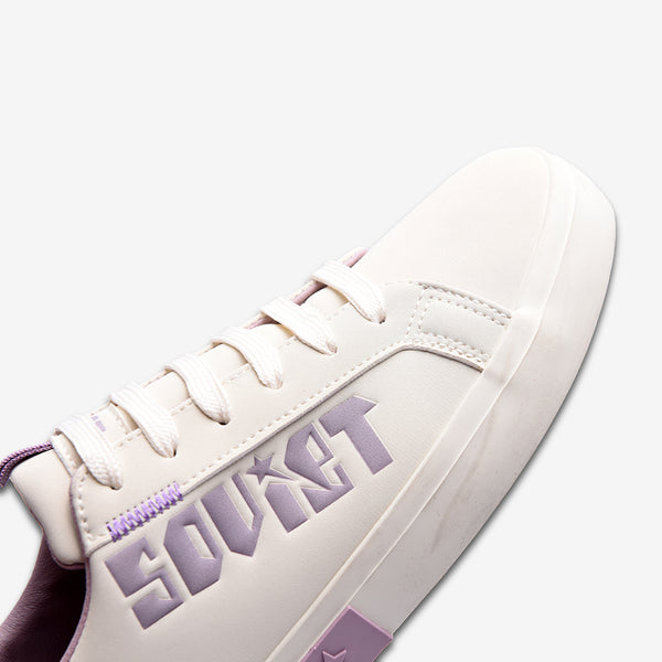Soviet Hollywood Lace Up Sneaker - Cream/ Mauve