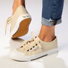 Pierre Cardin Aravane Canvas Sneakers - Beige / White