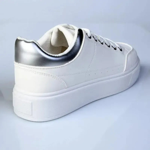 Madison Heart of New York Brynn Platform Sneakers - White