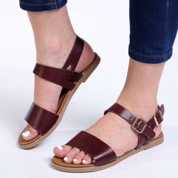 Madison Fashion 1 Sandal - Burgundy