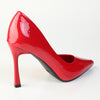 Madison Oakland Stiletto Court With Metal Tip - Red
