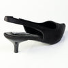 Madison Otto Kitten Heel Slingback - Black